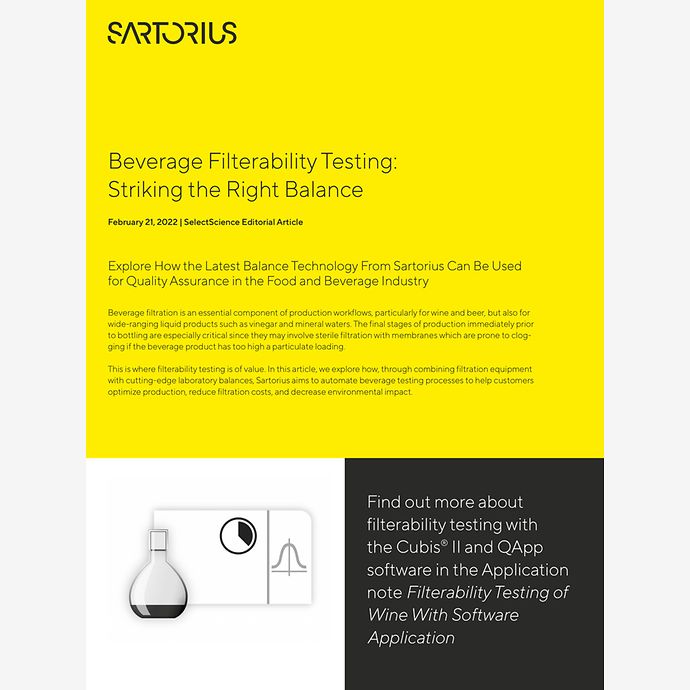Beverage Filterability Testing Striking the Right Balance