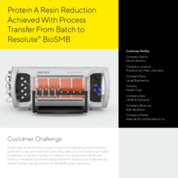 Protein A Resin Reduction Achieved With Process Transfer From Batch to ...