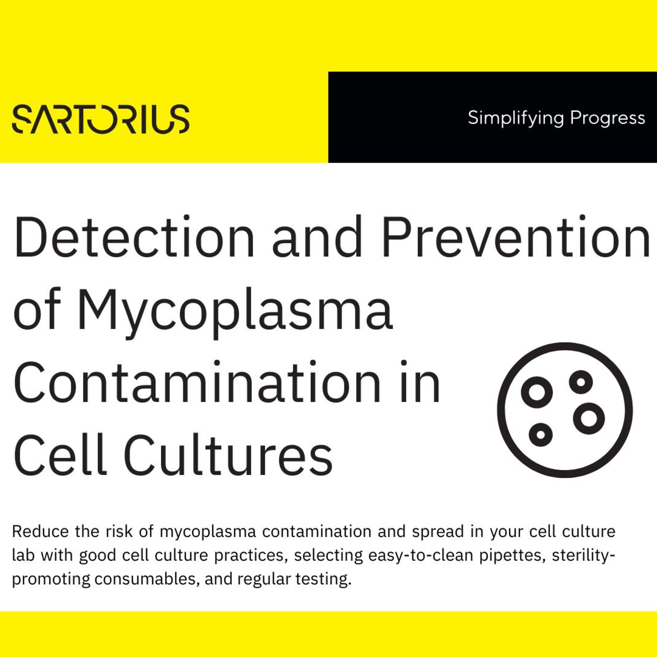 Detection and Prevention of Mycoplasma Contamination in Cell Cultures Infographic Sartorius