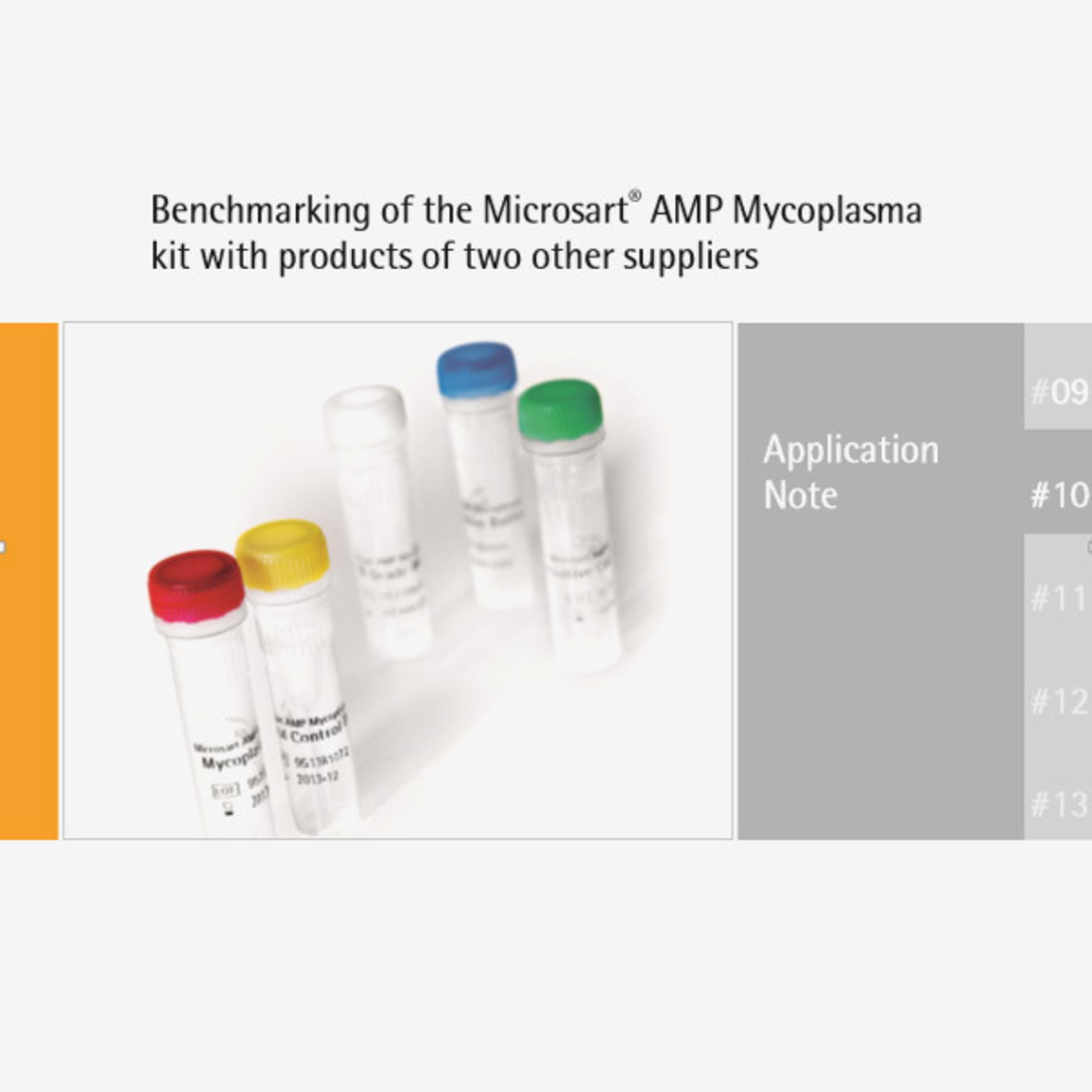Benchmarking of the Microsart AMP Mycoplasma Kit
