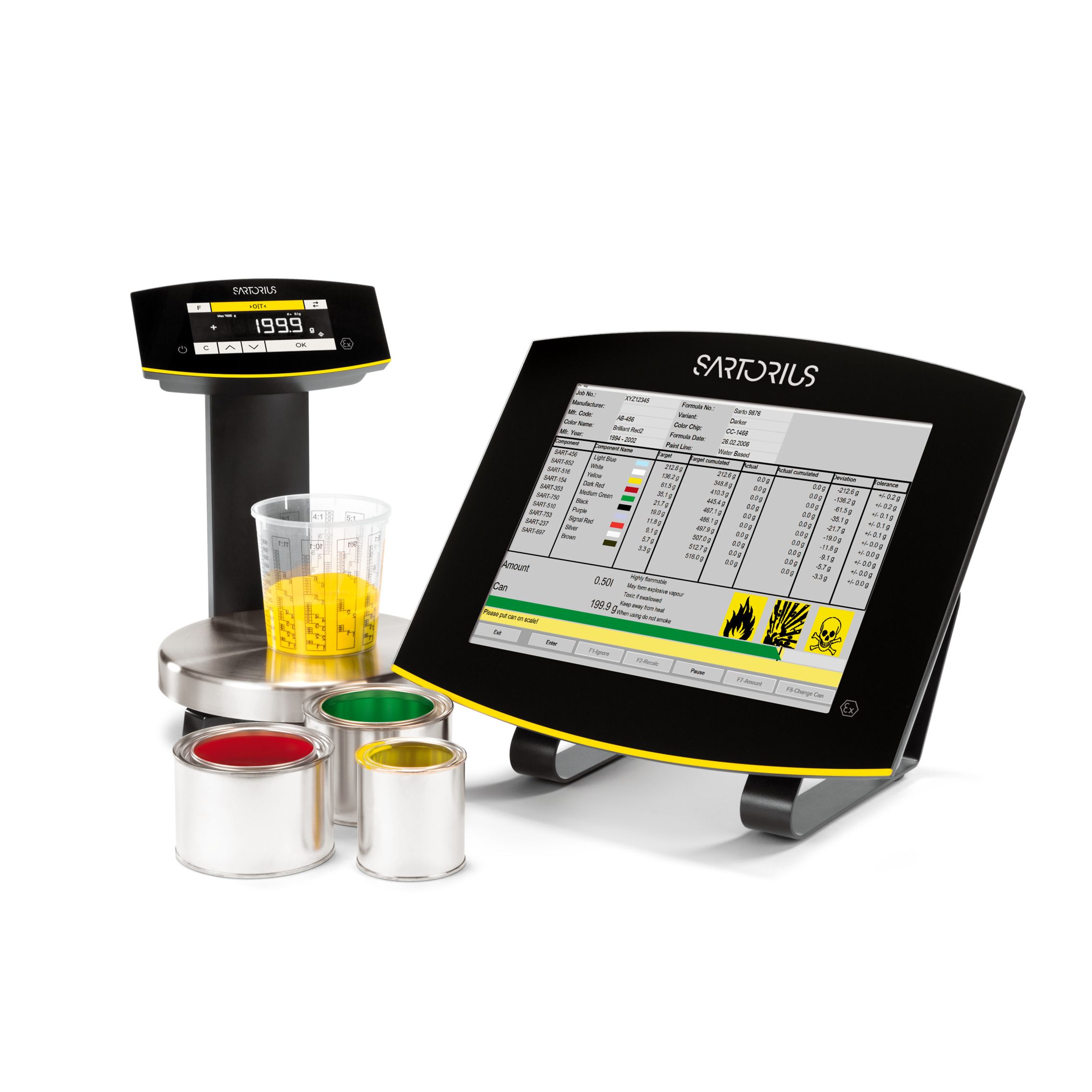 Paint Mixing Scales and Terminals Select your Country Sartorius