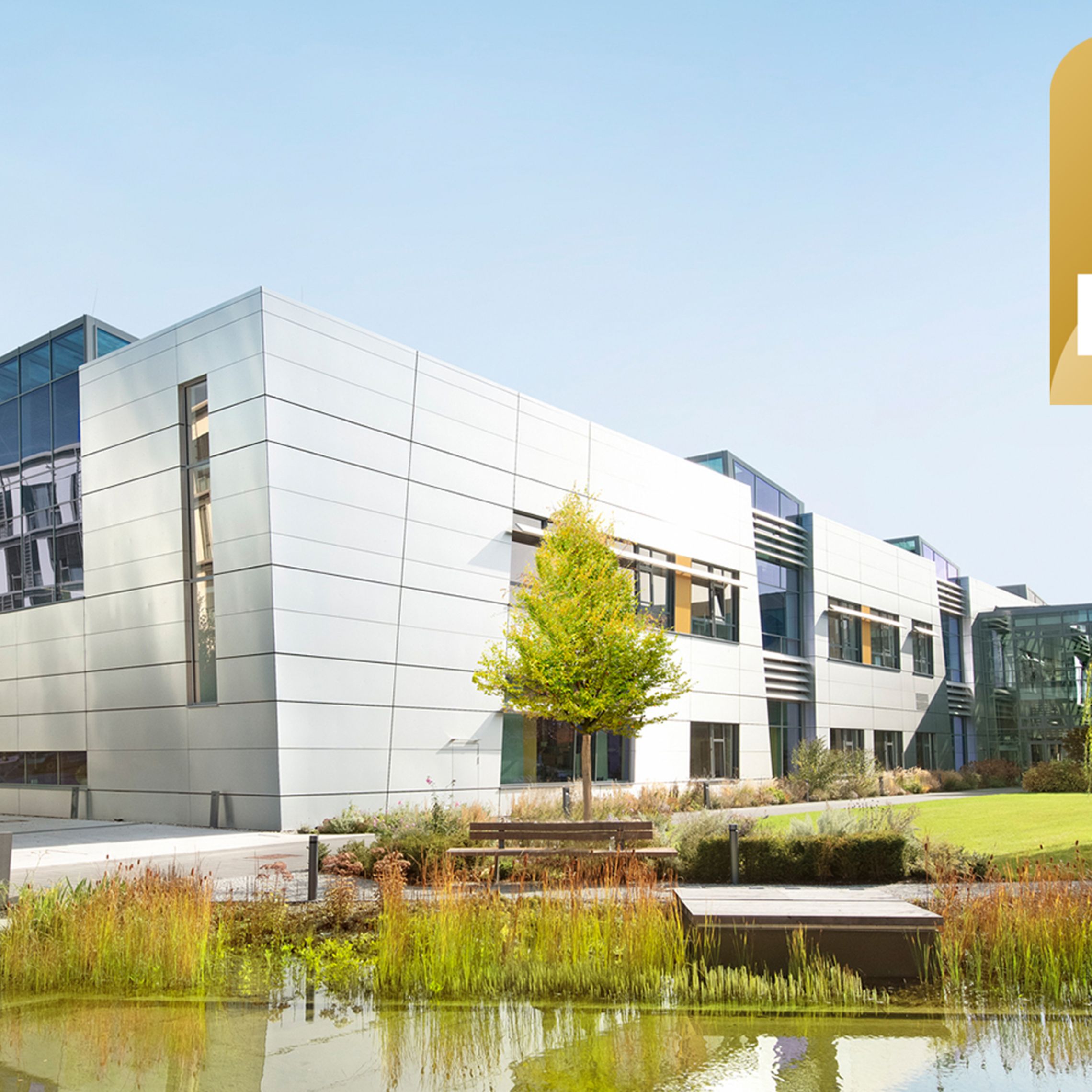 Gold award for green building construction