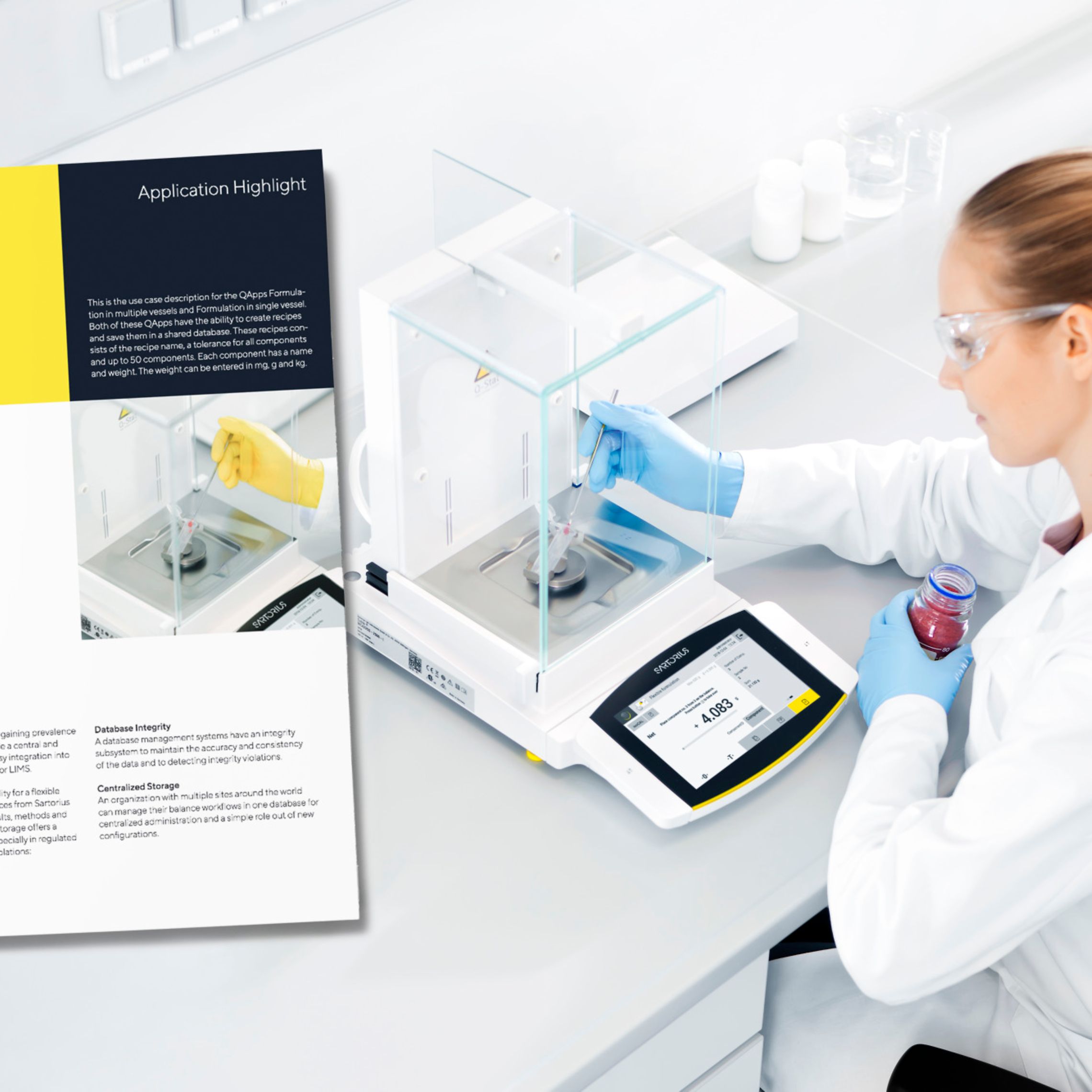 Formulation QApps Using a Database with Cubis® II | Sartorius