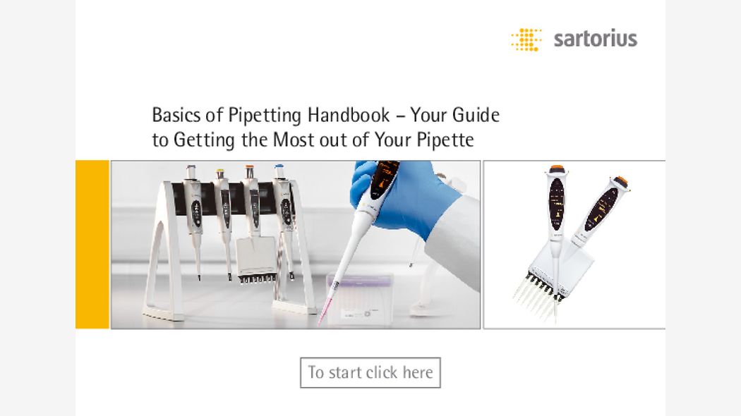 Basics of Pipetting Handbook Your Guide to Getting the Most Out of
