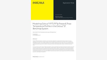Celsius Fftp Horizontal Plate Freezing Platform Sartorius