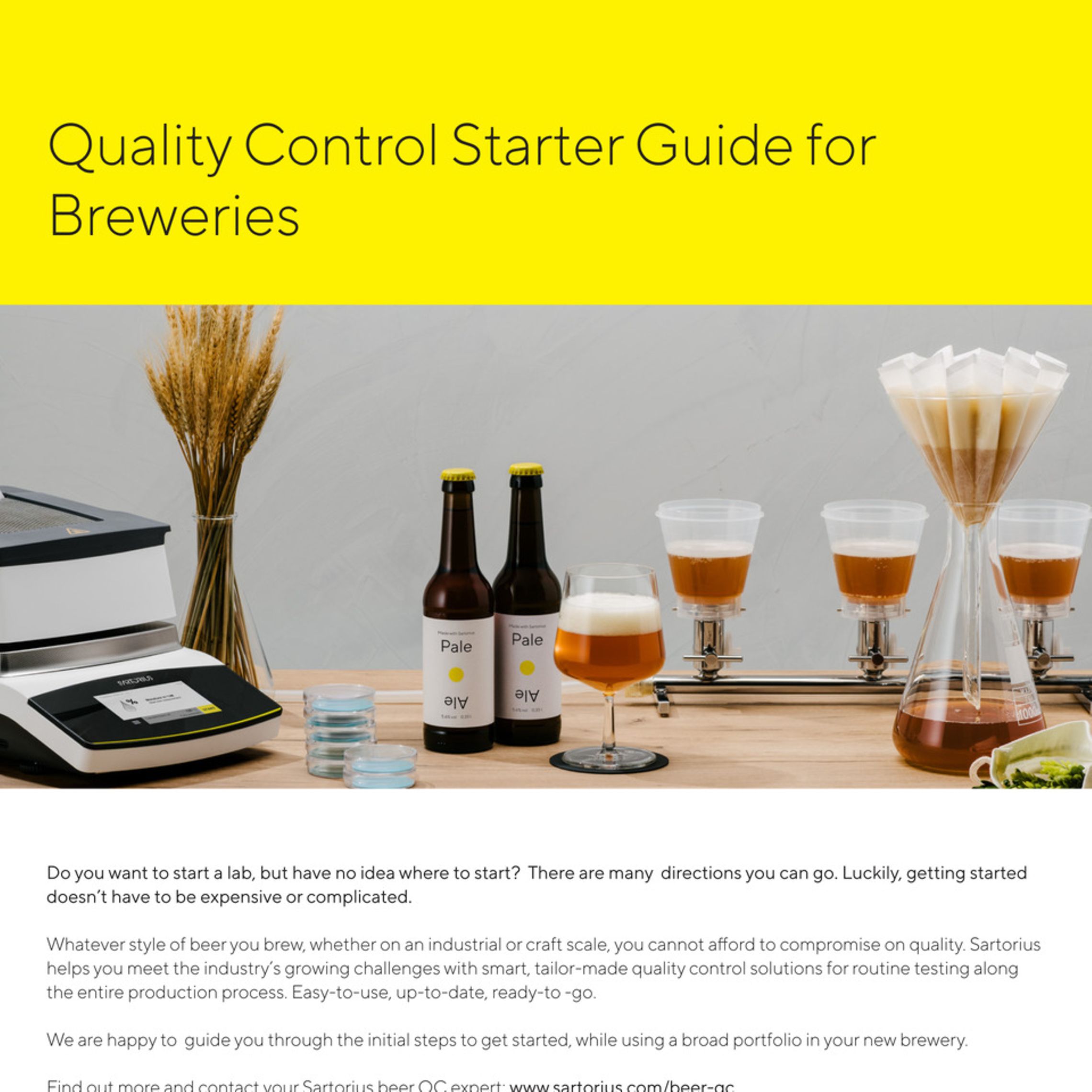 Quality Control Starter Guide for Breweries
