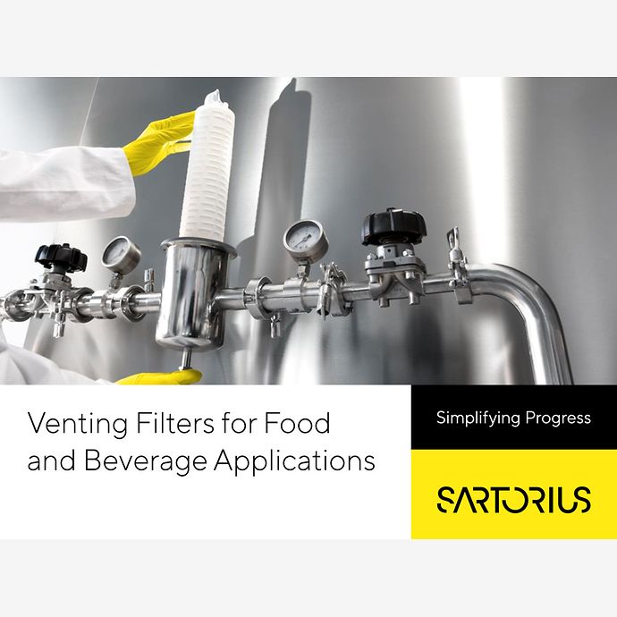 Venting Filters for Food and Beverage Applications