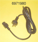 Main cord, 3-wires, Denmark